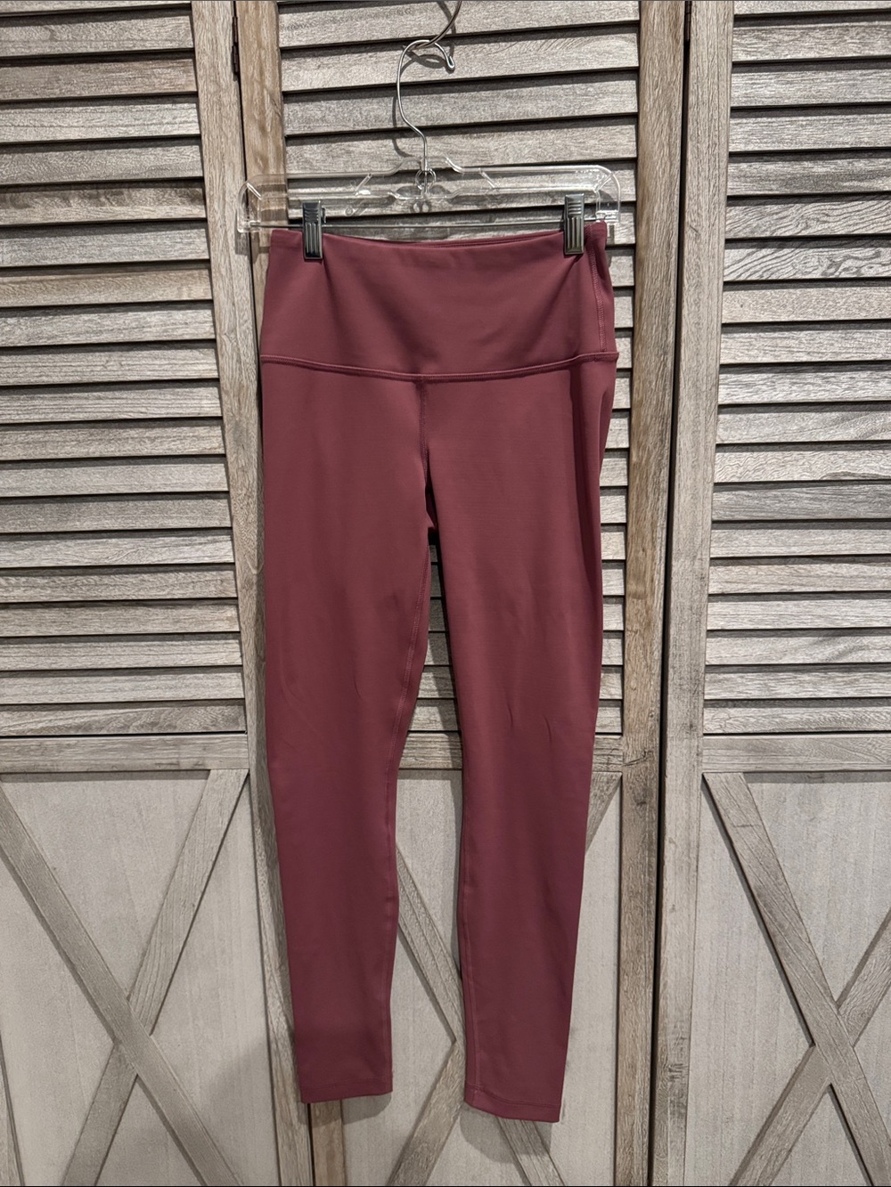 90 Degree By Reflex Women’s High-Rise mauve color Leggings size Small pre owned
